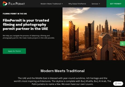 لقطة شاشة لموقع Dubai film permit
بتاريخ 19/07/2021
بواسطة دليل مواقع الاقرب