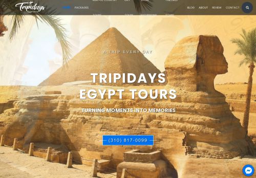 لقطة شاشة لموقع TRIPIDAYS EGYPT TOURS
بتاريخ 26/10/2021
بواسطة دليل مواقع الاقرب