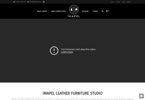 لقطة شاشة لموقع Imapel Leather Furniture Studio
بتاريخ 21/01/2022
بواسطة دليل مواقع الاقرب