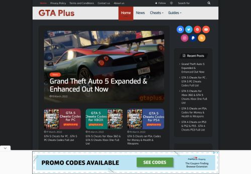 لقطة شاشة لموقع GTA Plus
بتاريخ 21/03/2022
بواسطة دليل مواقع الاقرب