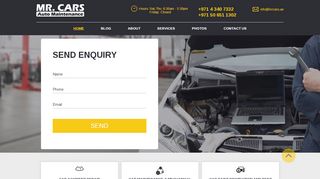 لقطة شاشة لموقع مستر كارز لصيانة السيارات Mr Cars
بتاريخ 21/09/2019
بواسطة دليل مواقع الاقرب