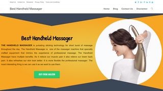 لقطة شاشة لموقع Best Handheld Massager
بتاريخ 21/09/2019
بواسطة دليل مواقع الاقرب