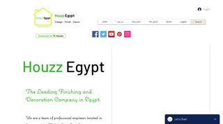 لقطة شاشة لموقع شركة تشطيبات هاوز ايجيبت Houzz Egypt
بتاريخ 27/10/2019
بواسطة دليل مواقع الاقرب