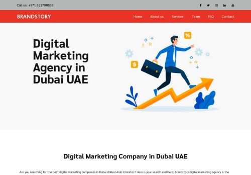 لقطة شاشة لموقع Brandstory Digital Marketing Agency in Dubai
بتاريخ 08/08/2020
بواسطة دليل مواقع الاقرب