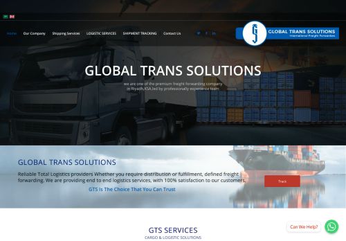 لقطة شاشة لموقع GLOBAL TRANS SOLUTIONS
بتاريخ 26/11/2020
بواسطة دليل مواقع الاقرب